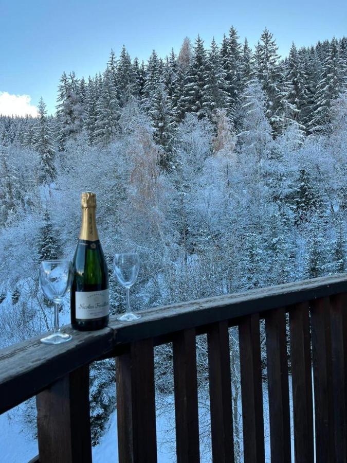 La Tania La Saboia Sleep 8 Private Sauna Lounge Dining 2 Bathrooms Kitchen 2 Balconies Ski In Out エクステリア 写真